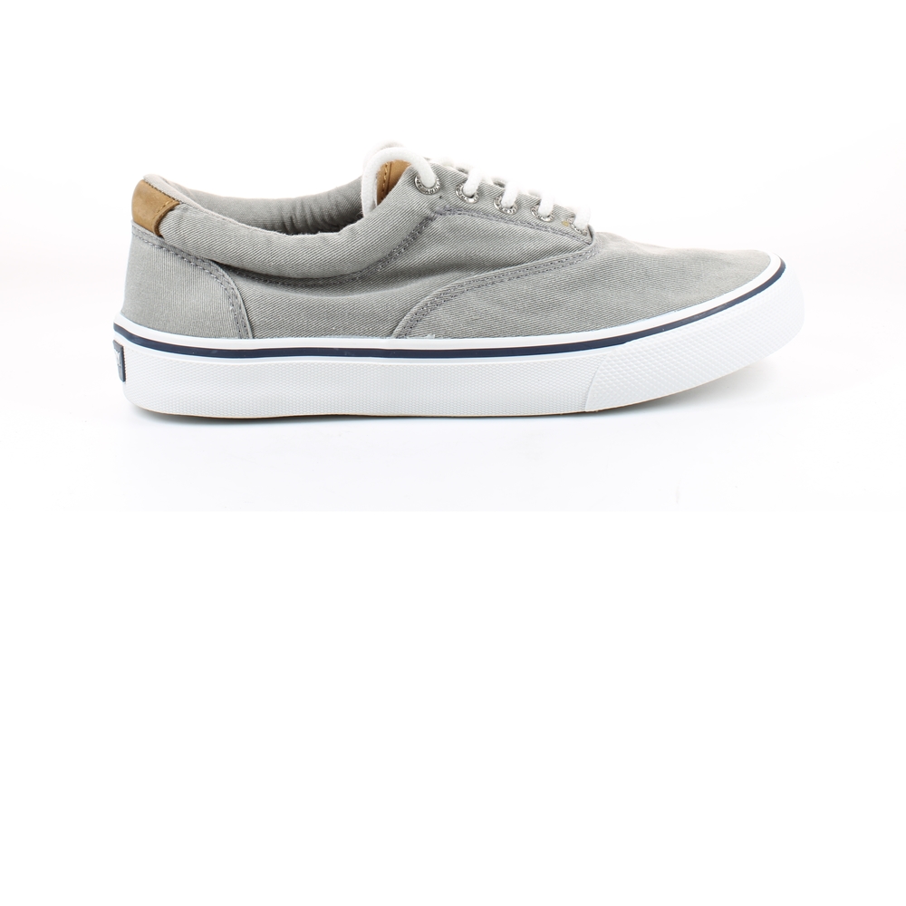 Sperry Top Sider Mens Striper Ii Cvo Salt Washed Grey Fashion Sneaker Size 7.5 - Picture 1 of 4